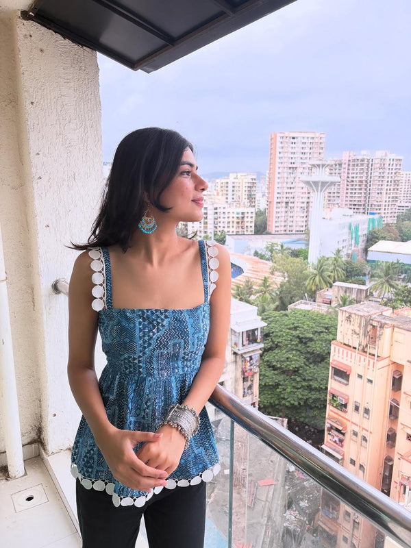 Azure Ikat
