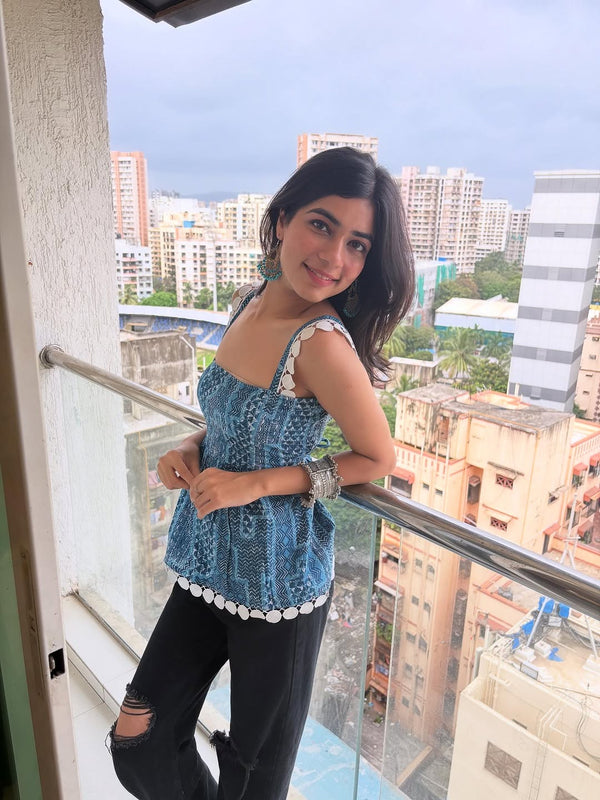 Azure Ikat